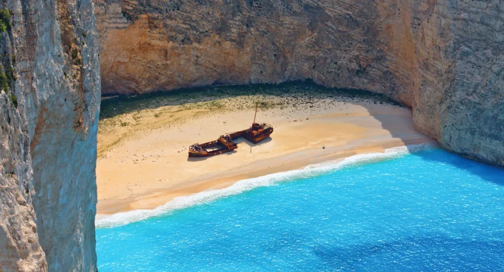 Shipwreck beach, Navagio bay